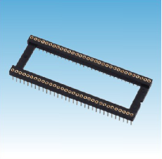 337. 产品名称: 1.778mm 圆孔  IC座 180度