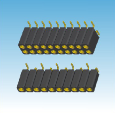 349. 产品名称: 2.54mm 圆孔  SMT
