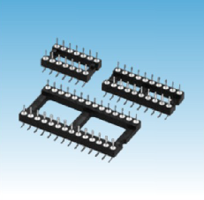351. 产品名称: 2.54mm 圆针 IC座 SMT H3.0