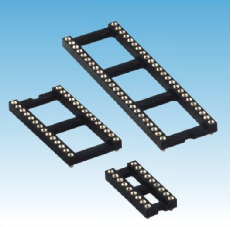 354. 产品名称: 2.54mm 圆孔  IC座 平头Pin    