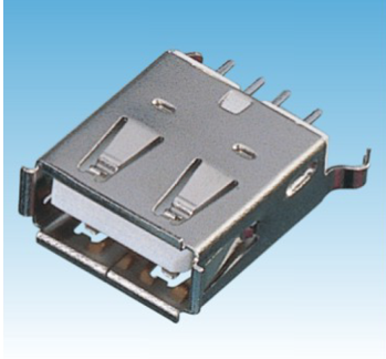 359. 产品名称:USB A Type板端 母座 180度