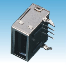 362. 产品名称：USB A Type 母座 90度 全包式    