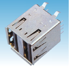 365. 产品名称: USB A Type 母座 180度/双层     
