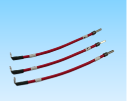 431. 产品名称：新能源逆变器连接线UL3239 12AWG硅胶线/GS RNB5.5-4S 90度冷压端子/EVN4012线束定制加工