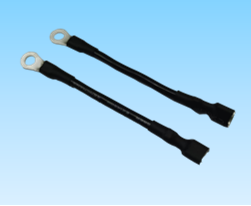 445. 产品名称：新能源光伏逆变器内部线UL3530 12AWG硅胶线/RF250插簧母端+GS RNB5.5-5 冷压裸端线束定制