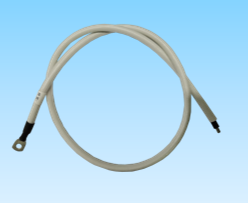 447. 产品名称：HPS直流滤波板DC+取电线UL3530/10AWG硅胶线/SC6-5/浸锡/白色2.5KV玻纤管线束定制