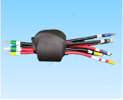 483. 产品名称： 新能源光伏逆变器MAC开关后端磁环线/UL1269/ 7AWG/高导锰锌双磁环/规格型号可依需求定制加工