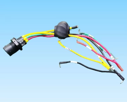 486. 产品名称：新能源光伏逆变器AC输出磁环线/UL3530 12AWG/多色/锰锌磁环/丰年端子台/可依需求定制加工