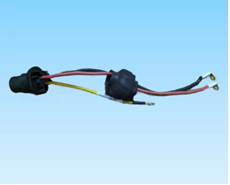 487. 产品名称：新能源光伏逆变器AC输出磁环线/UL3530 14AWG/多色/锰锌磁环/丰年3芯端子台/可依需求定制加工
