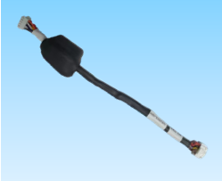 492. 产品名称：定制逆变器主板连接线/UL1430 24AWG/多色/两端PHSD端子/锰锌磁环/热缩套管/新能源线束定制加工