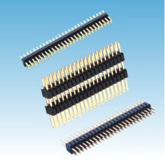 147.产品名称:1.27mm排针 双排180度 单塑/多塑