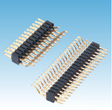 150. 产品名称: 1.27mm 排针 双排 卧式SMT