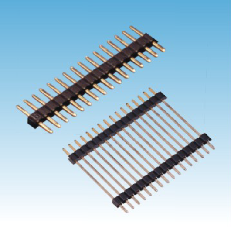 165. 产品名称: 2.00mm 排针 单排 180度 单塑/多塑