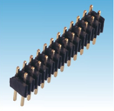 170. 产品名称: 2.00mm 排针 双排 180度