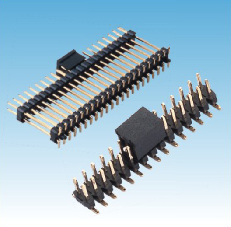 173. 产品名称: 2.00mm 排针 双排 SMT 单塑/多塑（带柱/夹持盖）