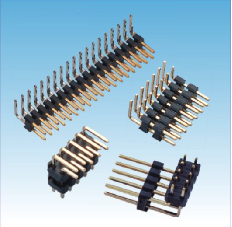 205. 产品名称: 2.54mm 排针 双排 90度单塑/多塑
