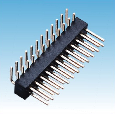 206. 产品名称: 2.54mm 排针  双排 90度