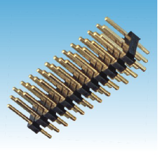 210. 产品名称: 2.54mm 排针 三 排180度