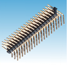 211. 产品名称: 2.54mm 排针 三排90度