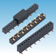 157. 产品名称: 1.27mm  排母 单排 SMT