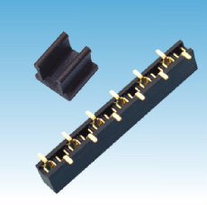 183. 产品名称: 2.00mm 排母 单排 SMT 正/反脚位（夹持盖）