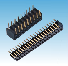 189. 产品名称: 2.00mm 排母 双排 双侧90度 