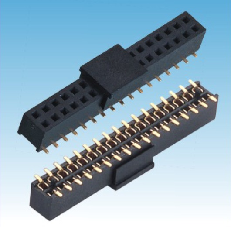192. 产品名称: 2.00mm 排母 双排 SMT(带柱/夹持盖)