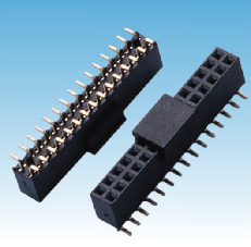 194. 产品名称: 2.00mm 排母 双排SMT Y型（带柱/夹持盖）