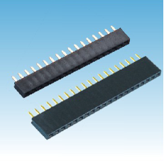 213. 产品名称: 2.54mm 排针 单排 180度 Y端