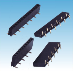 219. 产品名称: 2.54mm 排母 单排 90度 U型    