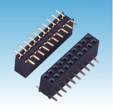 243. 产品名称: 2.54mm 排母 双排 SMT  Y端  