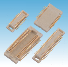 261. 产品名称: 0.5mm 板对板 公/母座 单槽      