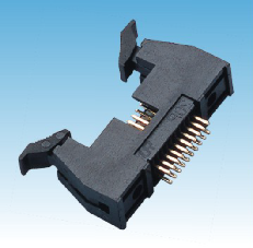 287. 产品名称: 1.27*2.54mm 牛角 180度 双排脚
